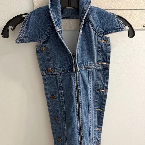 Veronica Beard Blue Denim Dickey - Picture 1 of 2